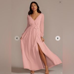 David’s Bridal, size 16, Ballet Pink